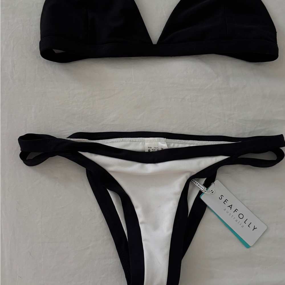 Seafolly Black and White Bikini